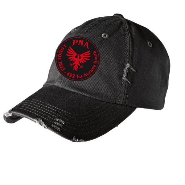 District ® Distressed Cap - Faux Leather Patch Logo District ® Distressed Cap - Faux Leather Patch Logo Thumbnail