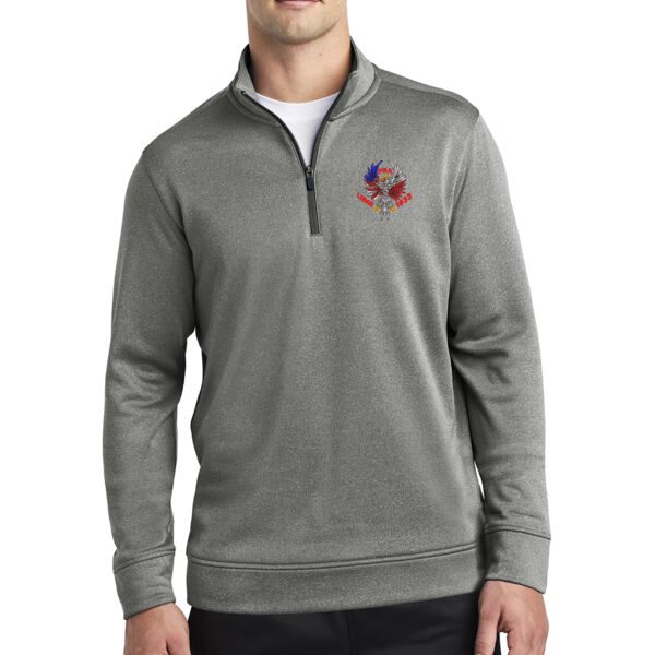 Sport-Tek ® PosiCharge ® Sport-Wick ® Heather Fleece 1/4-Zip Pullover - Embroidered Logo Sport-Tek ® PosiCharge ® Sport-Wick ® Heather Fleece 1/4-Zip Pullover - Embroidered Logo Thumbnail