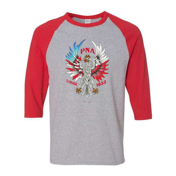 Gildan - Heavy Cotton™ Raglan Three-Quarter Sleeve T-Shirt - Printed Logo Gildan - Heavy Cotton™ Raglan Three-Quarter Sleeve T-Shirt - Printed Logo Thumbnail