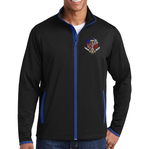 Sport-Tek® Sport-Wick® Stretch Contrast Full-Zip Jacket - Embroidered Logo Sport-Tek® Sport-Wick® Stretch Contrast Full-Zip Jacket - Embroidered Logo Thumbnail