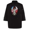 Ten Pearl Button Black Chef Coat Thumbnail